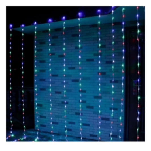 Luces de Cortina Multicolor 3X3 mt